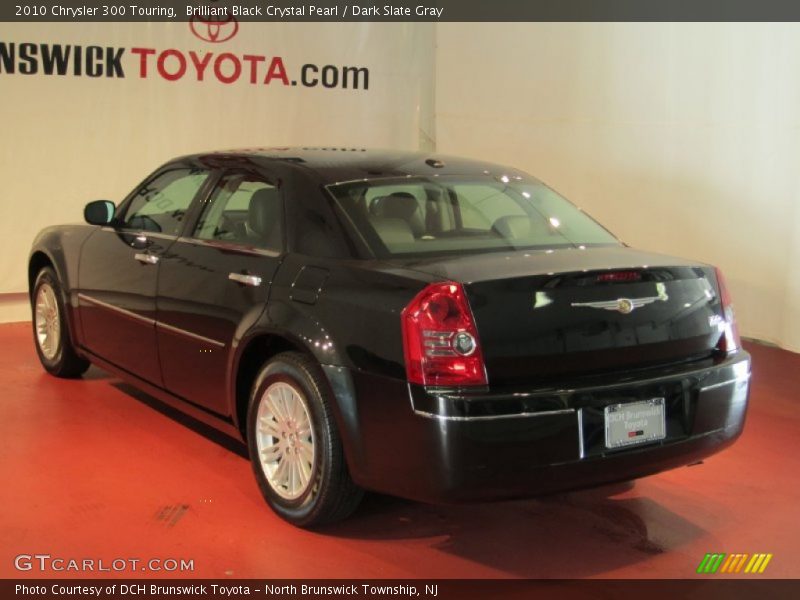 Brilliant Black Crystal Pearl / Dark Slate Gray 2010 Chrysler 300 Touring