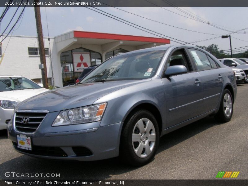 Medium Silver Blue / Gray 2010 Hyundai Sonata GLS