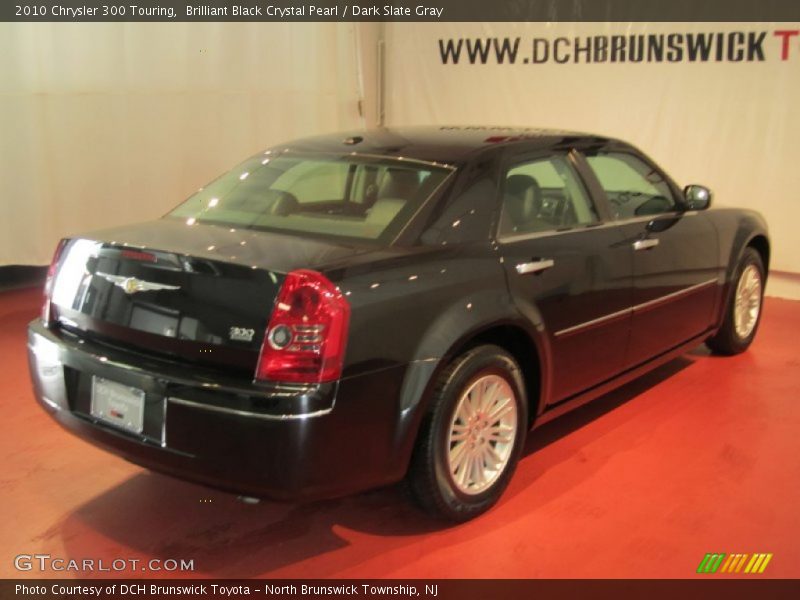 Brilliant Black Crystal Pearl / Dark Slate Gray 2010 Chrysler 300 Touring