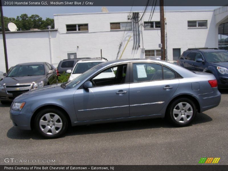 Medium Silver Blue / Gray 2010 Hyundai Sonata GLS