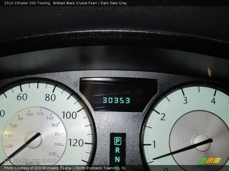 Brilliant Black Crystal Pearl / Dark Slate Gray 2010 Chrysler 300 Touring