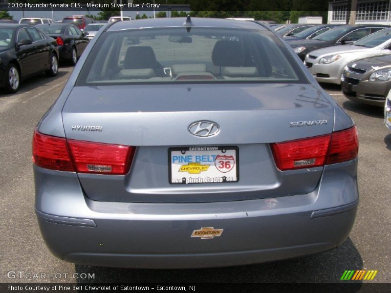 Medium Silver Blue / Gray 2010 Hyundai Sonata GLS