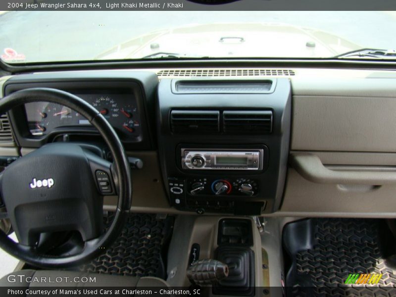 Light Khaki Metallic / Khaki 2004 Jeep Wrangler Sahara 4x4