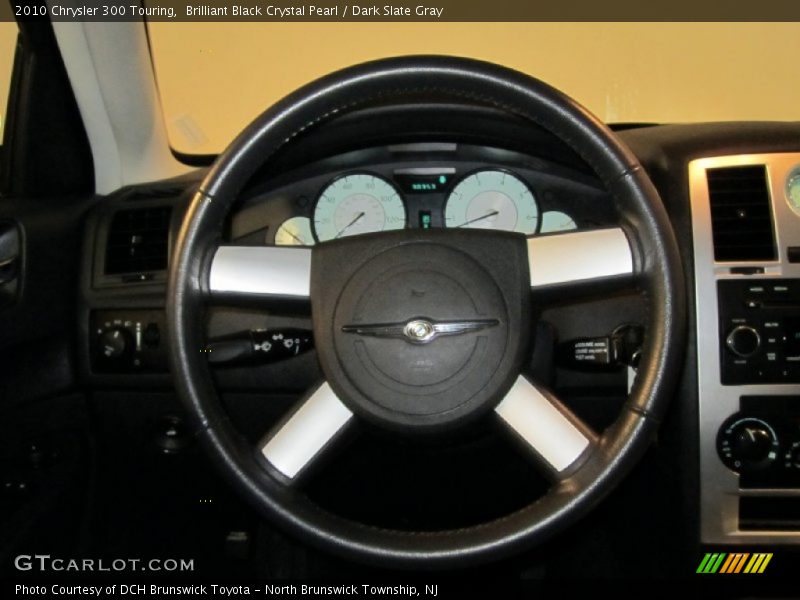 Brilliant Black Crystal Pearl / Dark Slate Gray 2010 Chrysler 300 Touring