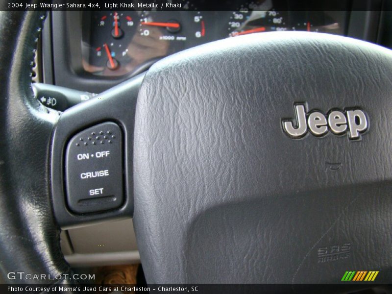 Light Khaki Metallic / Khaki 2004 Jeep Wrangler Sahara 4x4