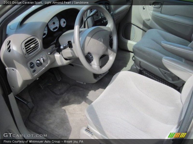 Light Almond Pearl / Sandstone 2003 Dodge Caravan Sport
