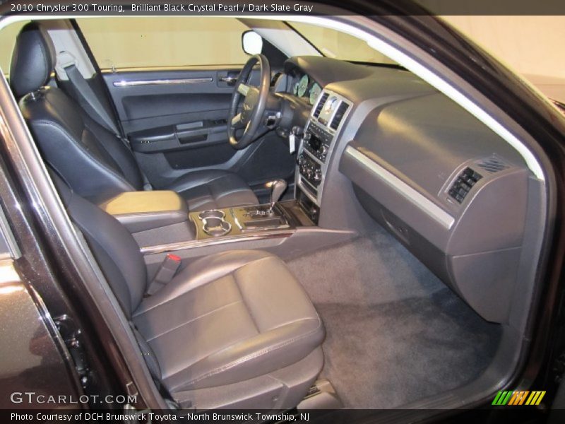 Brilliant Black Crystal Pearl / Dark Slate Gray 2010 Chrysler 300 Touring