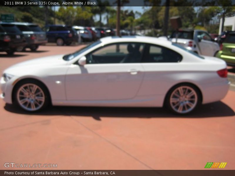 Alpine White / Black 2011 BMW 3 Series 335i Coupe