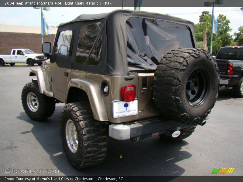 Light Khaki Metallic / Khaki 2004 Jeep Wrangler Sahara 4x4