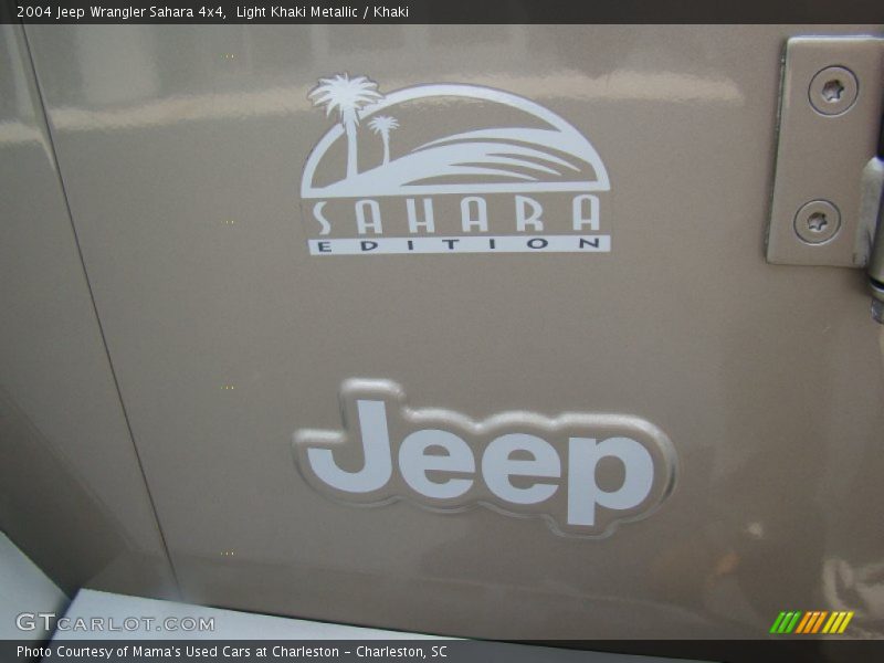 Light Khaki Metallic / Khaki 2004 Jeep Wrangler Sahara 4x4