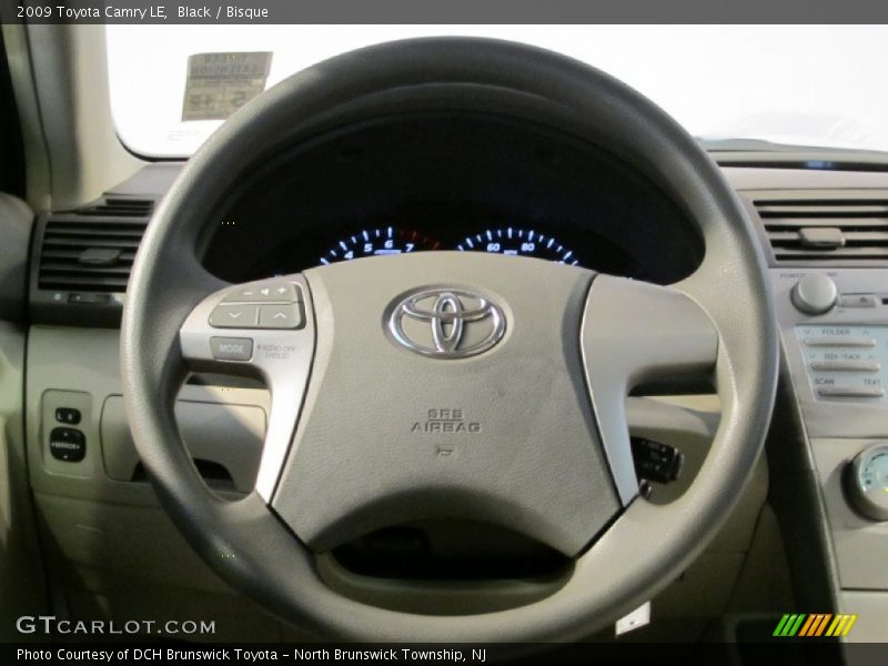Black / Bisque 2009 Toyota Camry LE