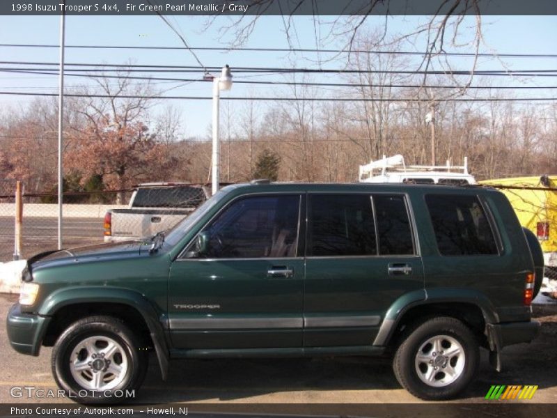 Fir Green Pearl Metallic / Gray 1998 Isuzu Trooper S 4x4