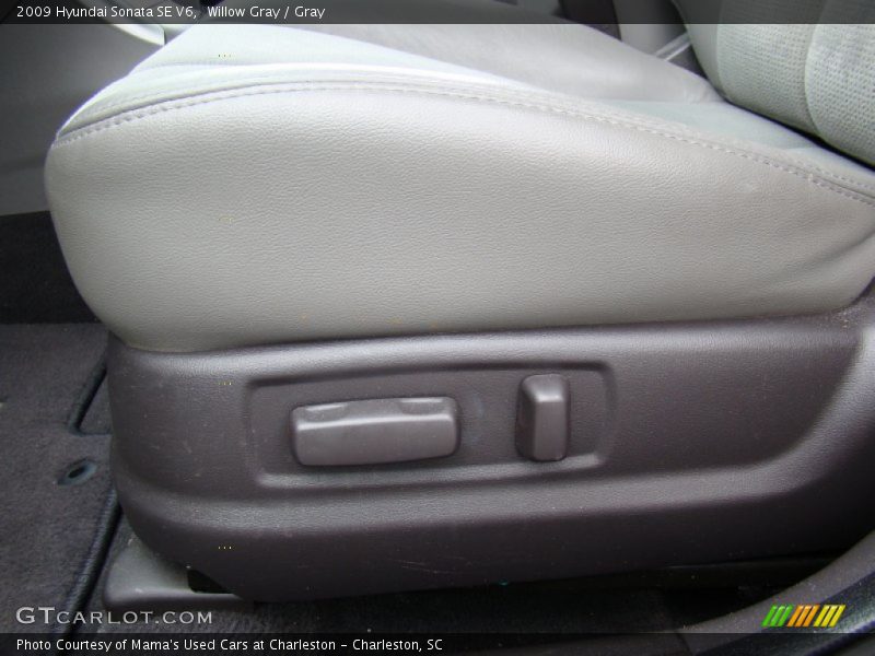 Willow Gray / Gray 2009 Hyundai Sonata SE V6