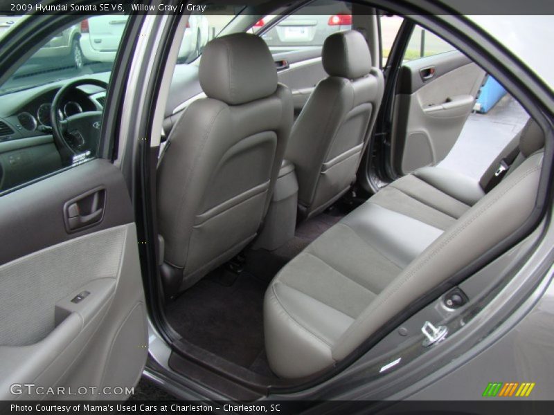 Willow Gray / Gray 2009 Hyundai Sonata SE V6