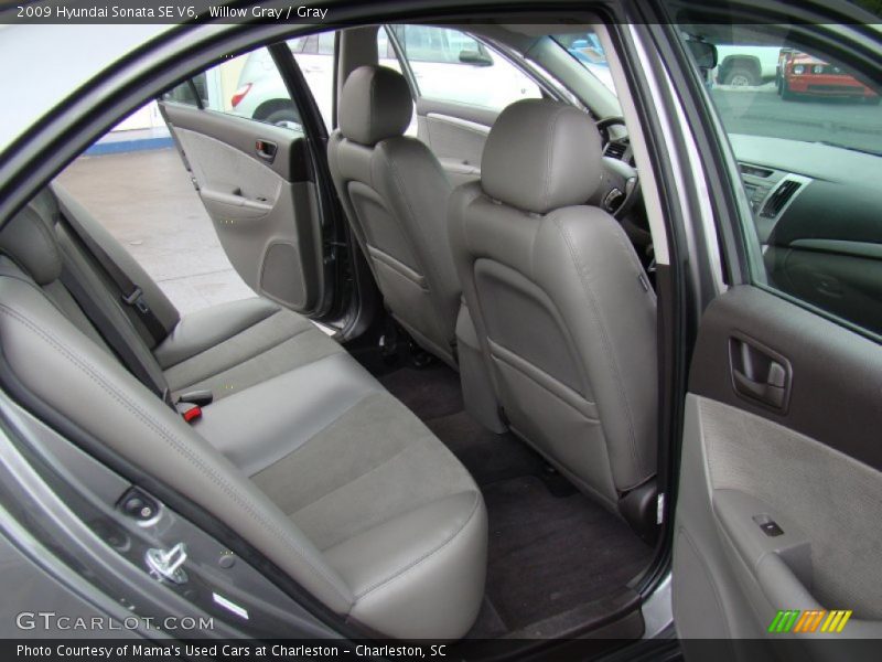 Willow Gray / Gray 2009 Hyundai Sonata SE V6