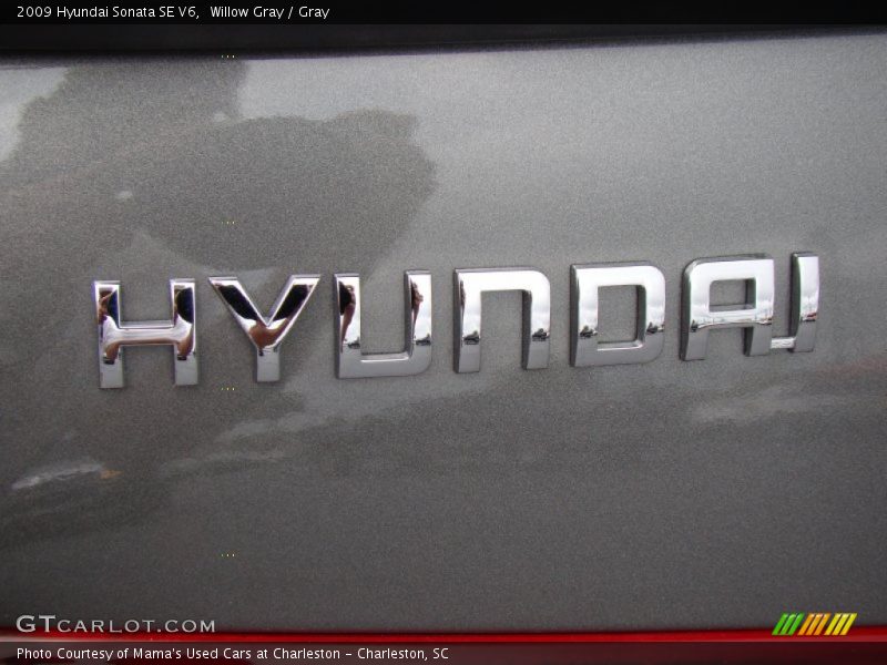 Willow Gray / Gray 2009 Hyundai Sonata SE V6
