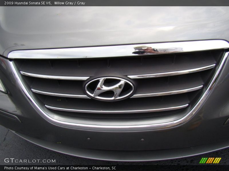 Willow Gray / Gray 2009 Hyundai Sonata SE V6