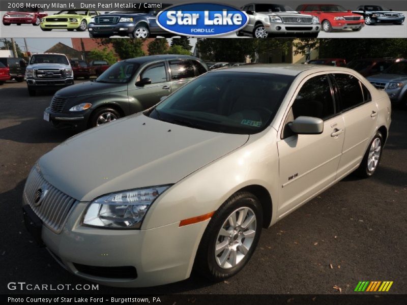 Dune Pearl Metallic / Camel 2008 Mercury Milan I4