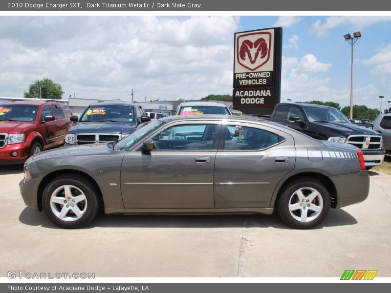Dark Titanium Metallic / Dark Slate Gray 2010 Dodge Charger SXT