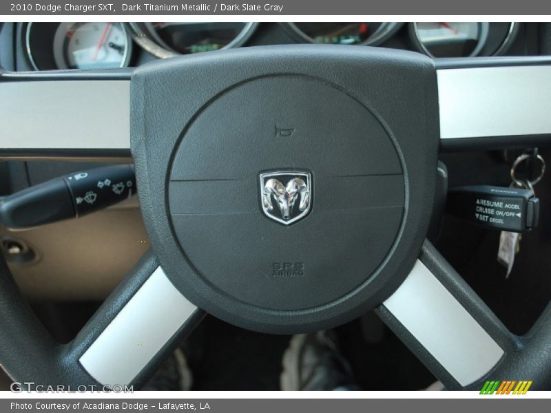 Dark Titanium Metallic / Dark Slate Gray 2010 Dodge Charger SXT