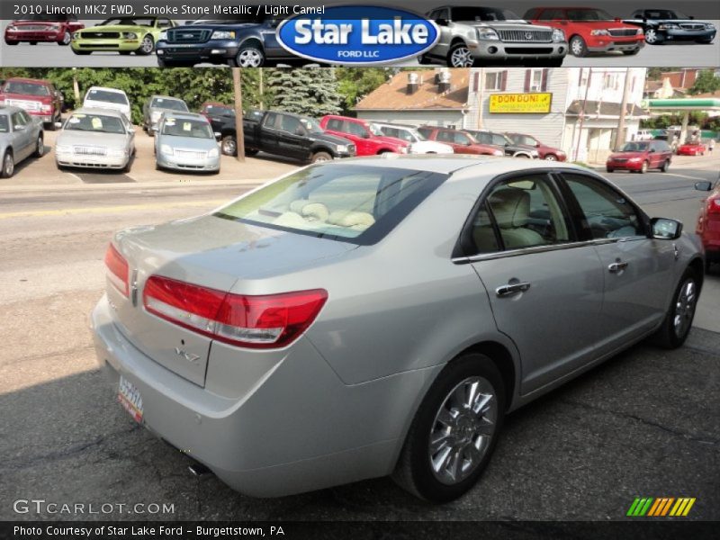 Smoke Stone Metallic / Light Camel 2010 Lincoln MKZ FWD