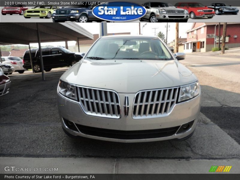 Smoke Stone Metallic / Light Camel 2010 Lincoln MKZ FWD