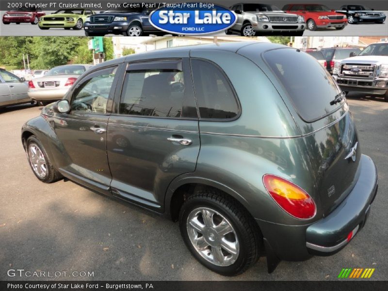 Onyx Green Pearl / Taupe/Pearl Beige 2003 Chrysler PT Cruiser Limited
