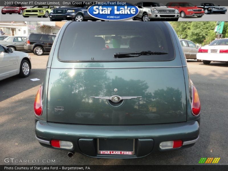 Onyx Green Pearl / Taupe/Pearl Beige 2003 Chrysler PT Cruiser Limited