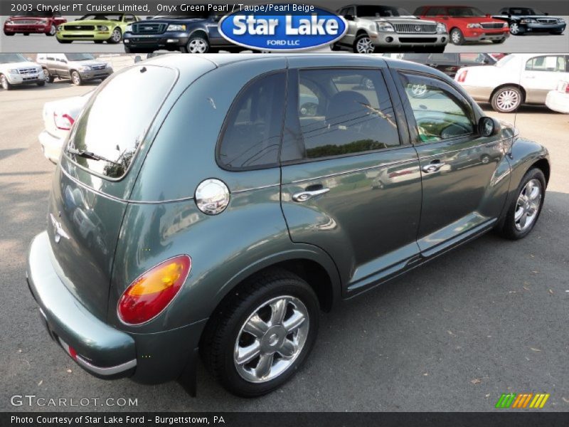 Onyx Green Pearl / Taupe/Pearl Beige 2003 Chrysler PT Cruiser Limited