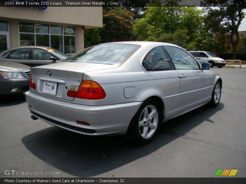 Titanium Silver Metallic / Grey 2003 BMW 3 Series 325i Coupe