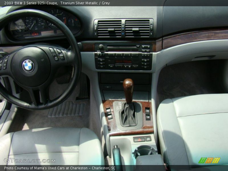 Titanium Silver Metallic / Grey 2003 BMW 3 Series 325i Coupe
