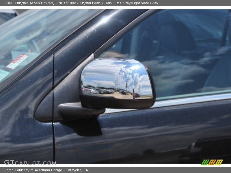 Brilliant Black Crystal Pearl / Dark Slate Gray/Light Slate Gray 2008 Chrysler Aspen Limited