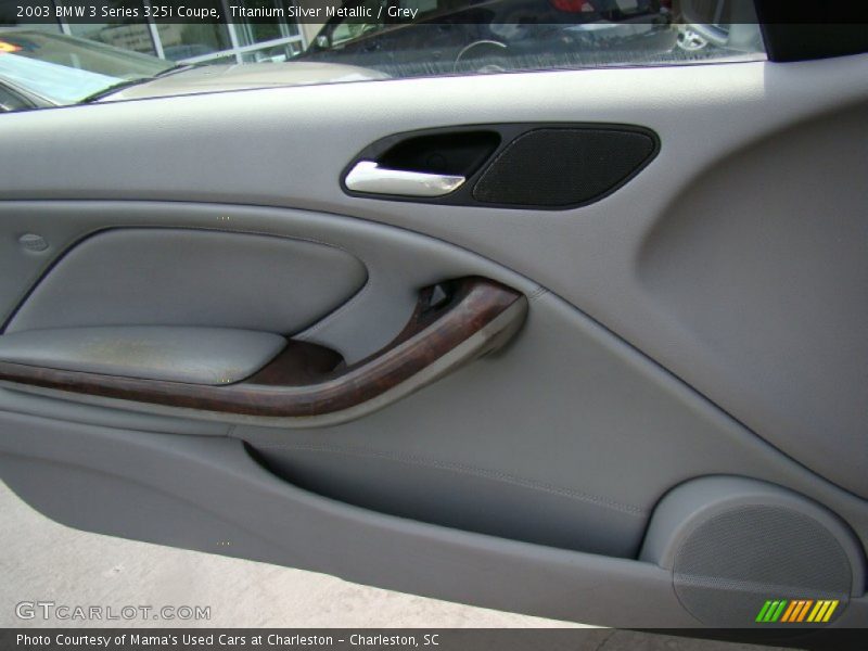 Titanium Silver Metallic / Grey 2003 BMW 3 Series 325i Coupe