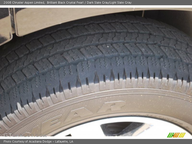 Brilliant Black Crystal Pearl / Dark Slate Gray/Light Slate Gray 2008 Chrysler Aspen Limited