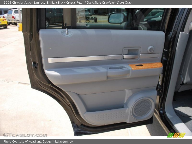 Brilliant Black Crystal Pearl / Dark Slate Gray/Light Slate Gray 2008 Chrysler Aspen Limited