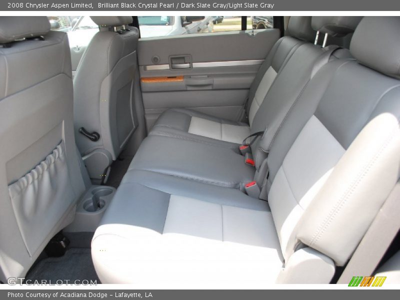 Brilliant Black Crystal Pearl / Dark Slate Gray/Light Slate Gray 2008 Chrysler Aspen Limited