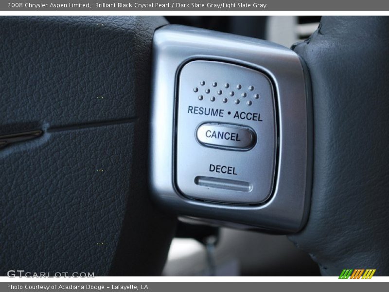 Brilliant Black Crystal Pearl / Dark Slate Gray/Light Slate Gray 2008 Chrysler Aspen Limited