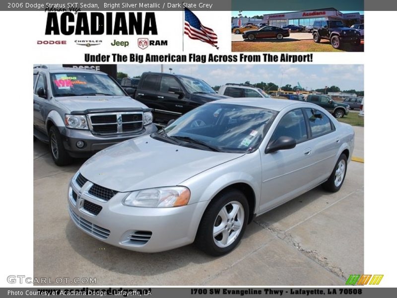 Bright Silver Metallic / Dark Slate Grey 2006 Dodge Stratus SXT Sedan