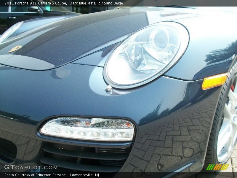 Dark Blue Metallic / Sand Beige 2011 Porsche 911 Carrera S Coupe