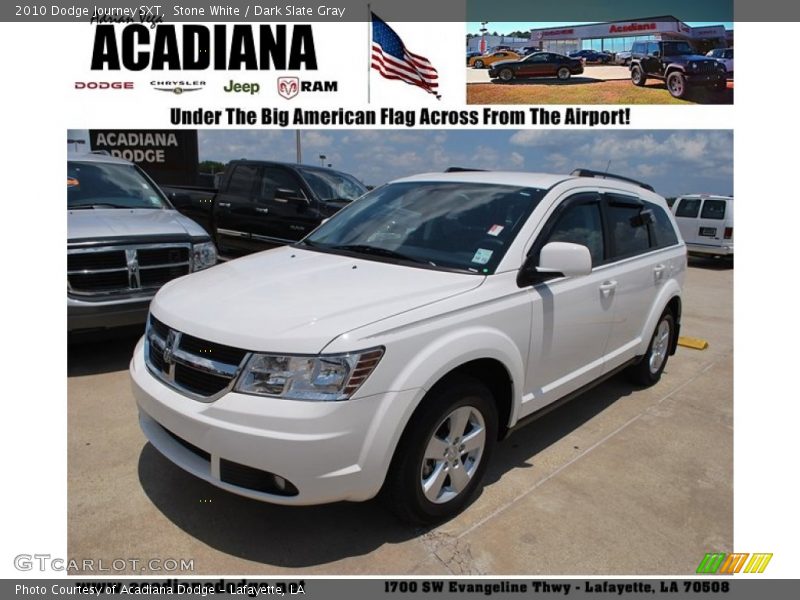 Stone White / Dark Slate Gray 2010 Dodge Journey SXT