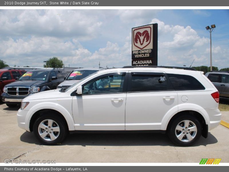 Stone White / Dark Slate Gray 2010 Dodge Journey SXT