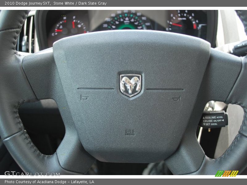 Stone White / Dark Slate Gray 2010 Dodge Journey SXT
