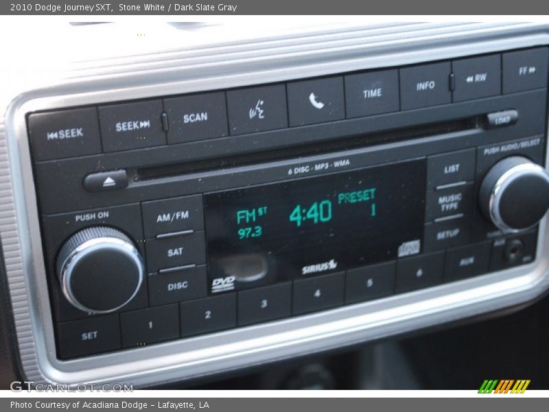 Stone White / Dark Slate Gray 2010 Dodge Journey SXT