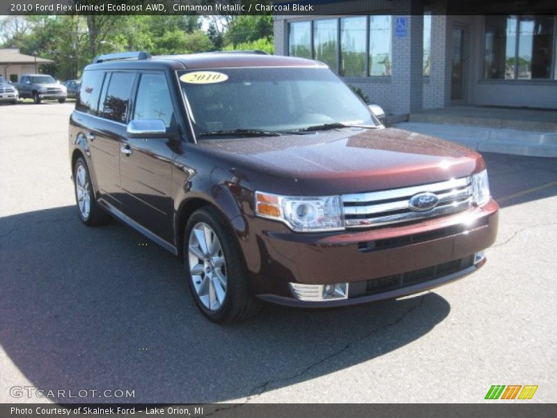 Cinnamon Metallic / Charcoal Black 2010 Ford Flex Limited EcoBoost AWD