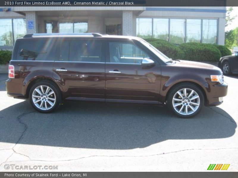 Cinnamon Metallic / Charcoal Black 2010 Ford Flex Limited EcoBoost AWD