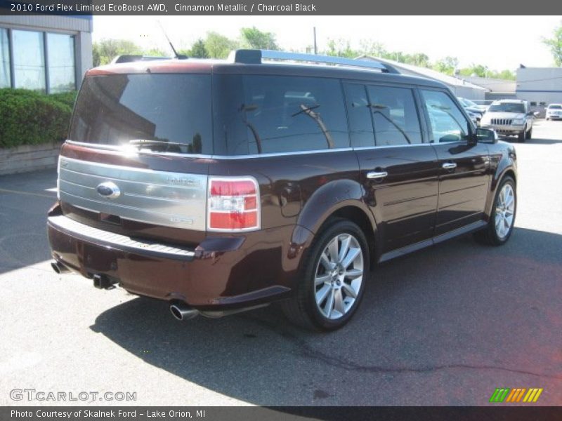 Cinnamon Metallic / Charcoal Black 2010 Ford Flex Limited EcoBoost AWD