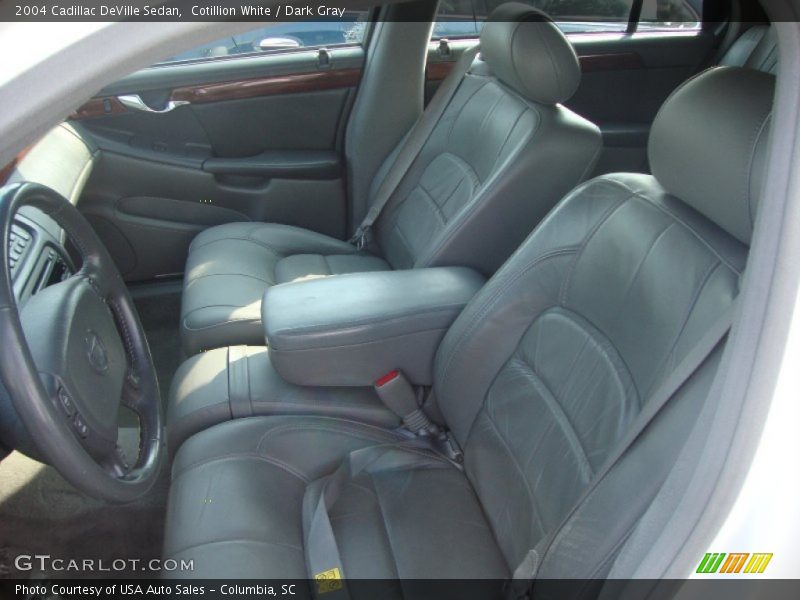 Cotillion White / Dark Gray 2004 Cadillac DeVille Sedan