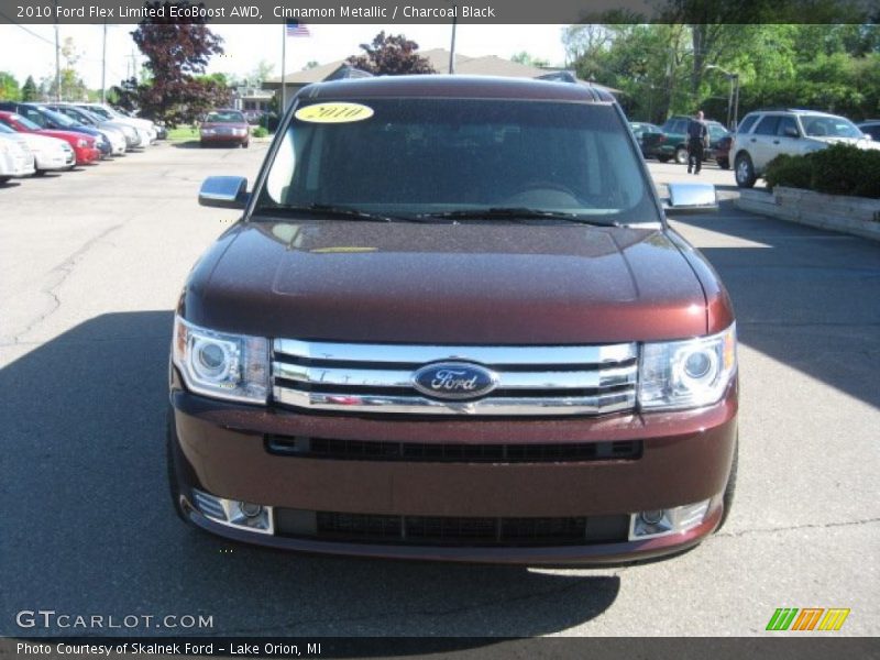 Cinnamon Metallic / Charcoal Black 2010 Ford Flex Limited EcoBoost AWD