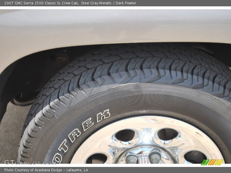 Steel Gray Metallic / Dark Pewter 2007 GMC Sierra 1500 Classic SL Crew Cab