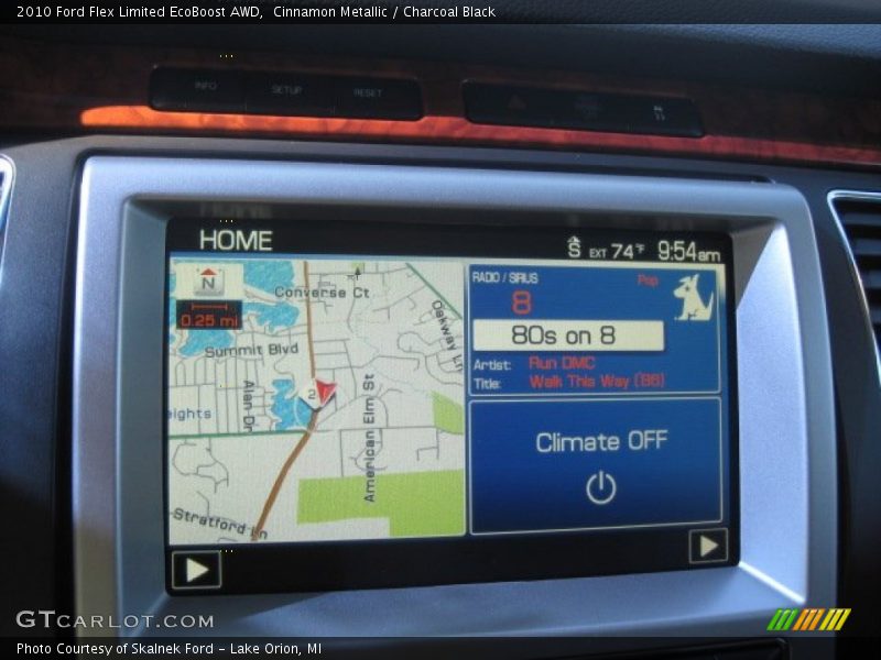 Navigation of 2010 Flex Limited EcoBoost AWD